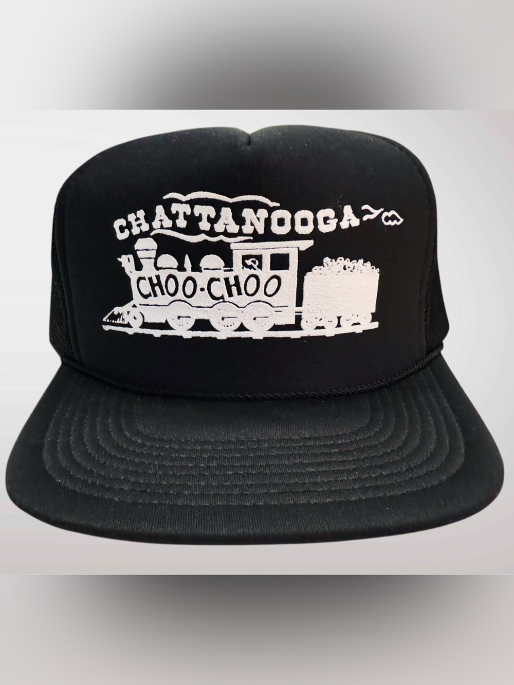 Chattanooga Choo Choo Black Foam And Mesh Snap-back Souvenir Hat